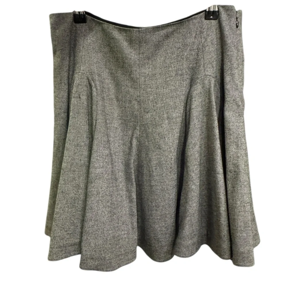 & Other Stories Wool Blend Skirt Gray